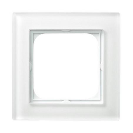 Ospel Sonata białe szkło - ramka R-1RG/31 (6mm)