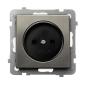 Ospel Sonata stal inox - gniazdo pojedyncze GP-1RM/m/37