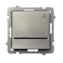 Ospel Sonata stal inox - łącznik dzwonkowy ŁP-6RMS/m/37