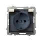 Ospel Sonata ecru - gniazdo bryzgoszczelne (+0) SCHUKO GPH-1RS/m/27/d