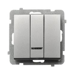 Ospel Sonata srebrny - łącznik potrójny ŁP-13RS/m/38