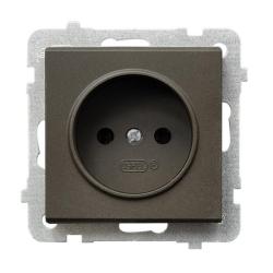 Ospel Sonata czekoladowy - gniazdo pojedyncze GP-1R/m/40