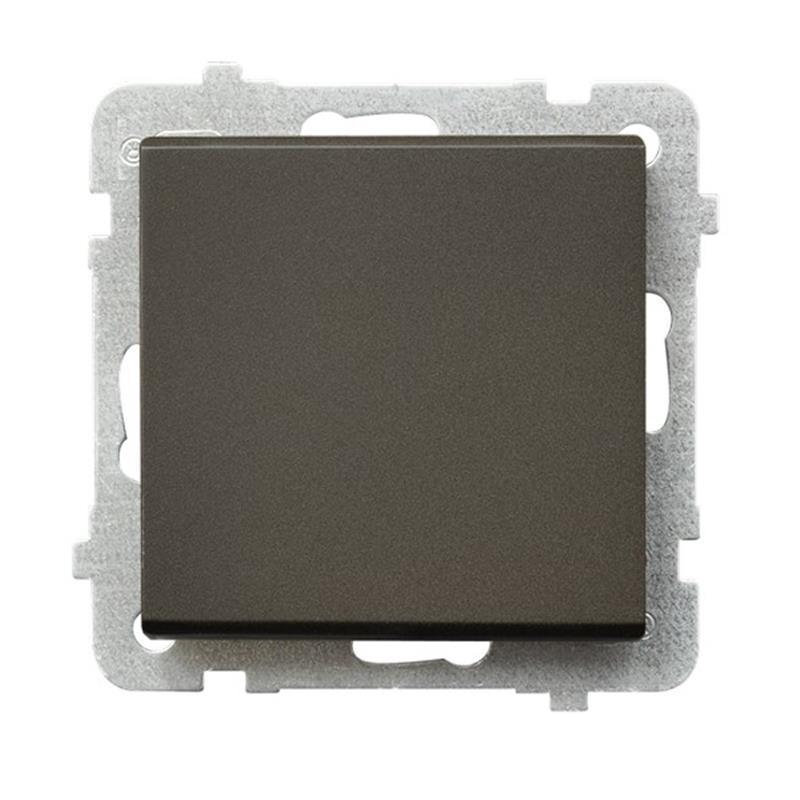 Ospel Sonata czekoladowy - łącznik jednobiegunowy ŁP-1R/m/40