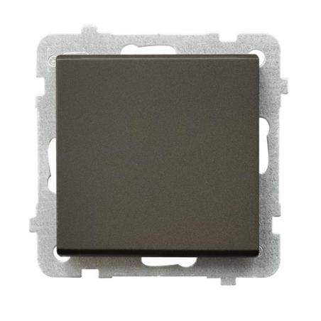 Ospel Sonata czekoladowy - łącznik jednobiegunowy ŁP-1R/m/40