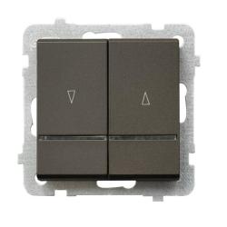 Ospel Sonata czekoladowy - łącznik żaluzyjny odbijający ŁP-7RS/m/40