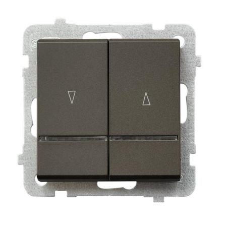 Ospel Sonata czekoladowy - łącznik żaluzyjny odbijający ŁP-7RS/m/40