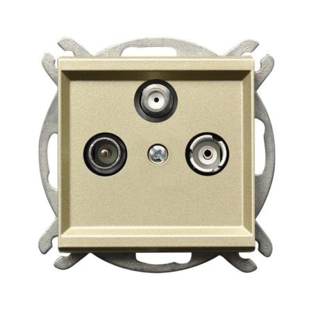 Ospel Sonata szampański - gniazdo RTV-SAT przelotowe GPA-RSP/m/39