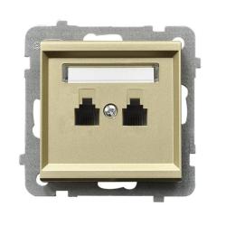 Ospel Sonata szampański - gniazdo telefoniczne GPT-2RN/m/39