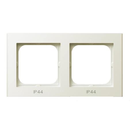 Ospel Sonata ecru - ramka IP44 RH-2R/27