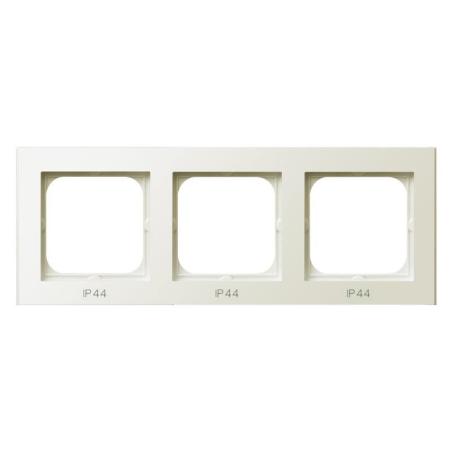 Ospel Sonata ecru - ramka IP44 RH-3R/27
