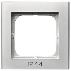 Ospel Sonata srebrny - ramka IP44 RH-1R/38