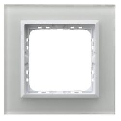 Ospel Sonata białe szkło - ramka R-1RGC/31/00 (4mm)