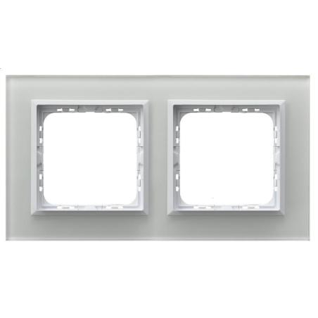 Ospel Sonata białe szkło - ramka R-2RGC/31/00 (4mm)