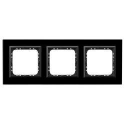 Ospel Sonata czarne szkło - ramka R-3RGC/32/25 (4mm)