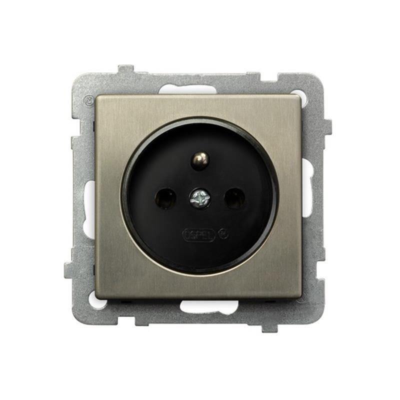 Ospel Sonata nowe srebro - gniazdo pojedyncze (+0) GP-1RMZ/m/44