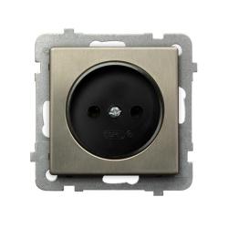 Ospel Sonata nowe srebro - gniazdo pojedyncze GP-1RM/m/44
