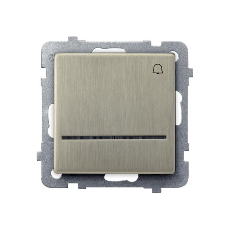 Ospel Sonata nowe srebro - łącznik dzwonkowy ŁP-6RMS/m/44 Ospel Sonata nowe srebro - łącznik dzwonkowy ŁP-6RMS/m/44