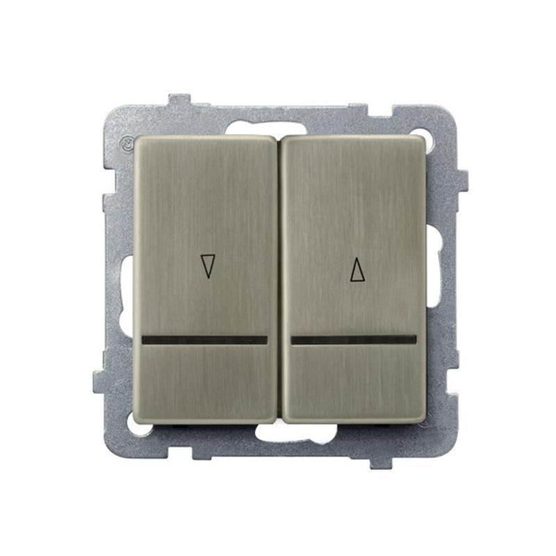 Ospel Sonata nowe srebro - łącznik żaluzyjny odbijający ŁP-7RMS/m/44