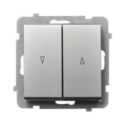 Ospel Sonata srebrny - łącznik żaluzyjny stabilny ŁP-7RB/m/38