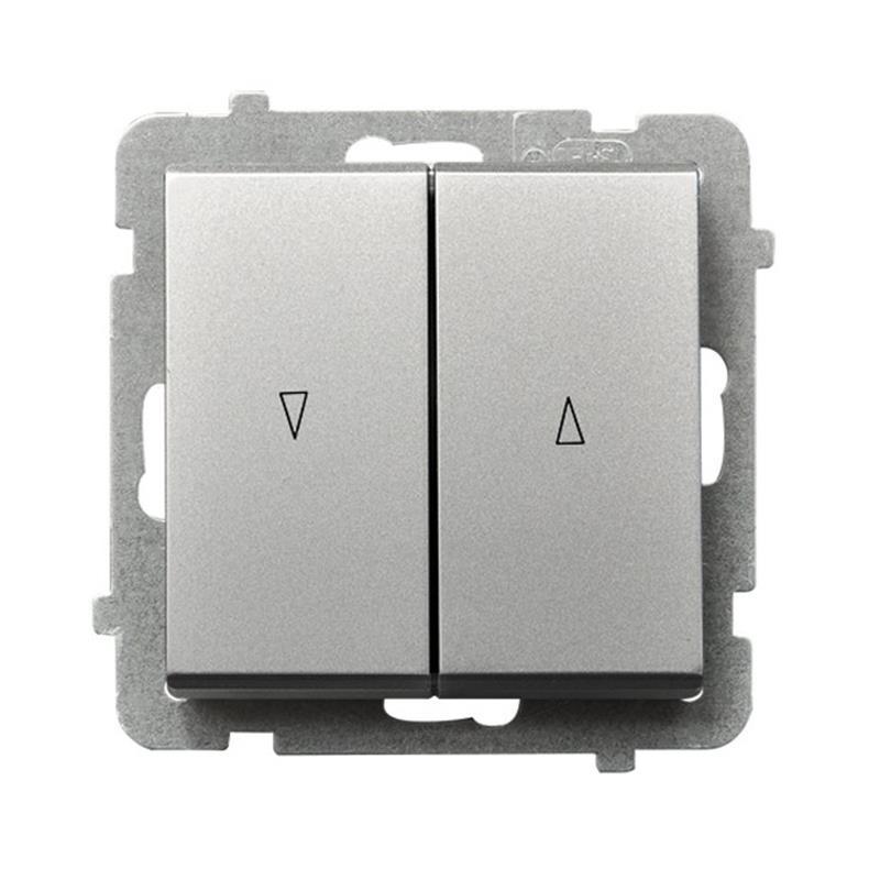 Ospel Sonata srebrny - łącznik żaluzyjny stabilny ŁP-7RB/m/38 Ospel Sonata srebrny - łącznik żaluzyjny stabilny ŁP-7RB/m/38