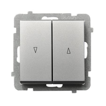 Ospel Sonata srebrny - łącznik żaluzyjny stabilny ŁP-7RB/m/38