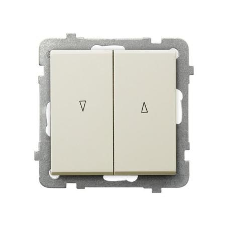 Ospel Sonata ecru - łącznik żaluzyjny stabilny ŁP-7RB/m/27