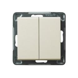 Ospel Sonata ecru - łącznik podwójny krzyżowy ŁP-19R/m/27 Ospel