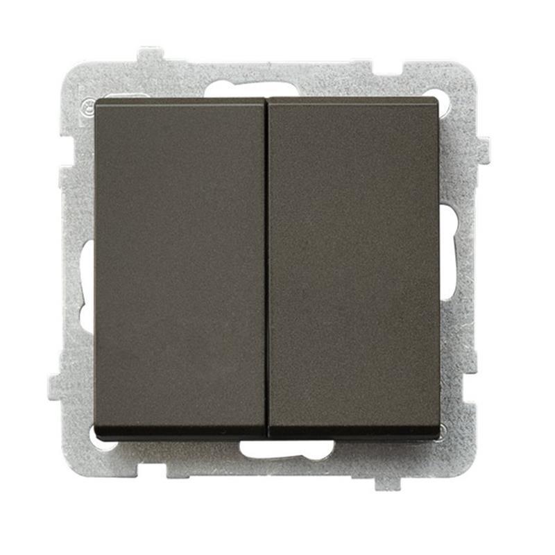 Ospel Sonata czekoladowy - łącznik podwójny krzyżowy ŁP-19R/m/40 Ospel Sonata czekoladowy - łącznik podwójny krzyżowy ŁP-19R/m/40