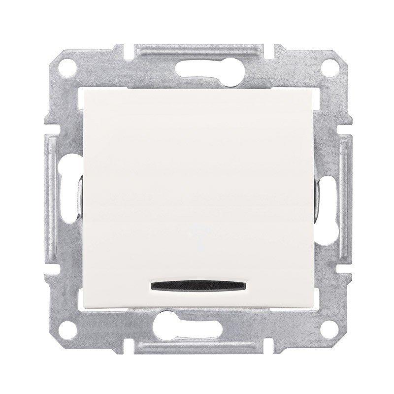 Schneider Sedna kremowy - łącznik schodowy (p)