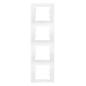Schneider Sedna biały - ramka 4 pionowa