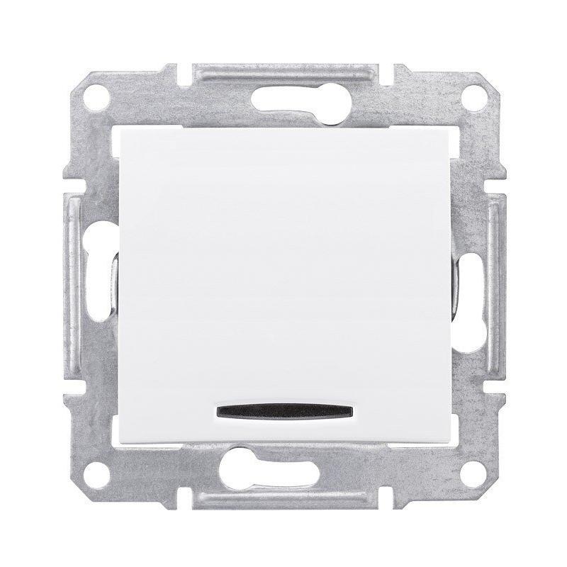 Schneider Sedna biały - łącznik jednobiegunowy (p)