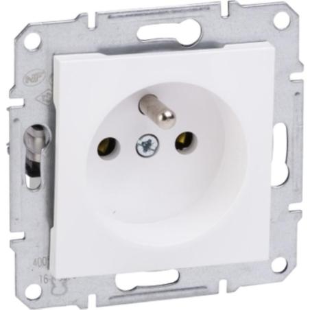 Schneider Asfora biały - gniazdo pojedyncze (+0) Schneider Electric