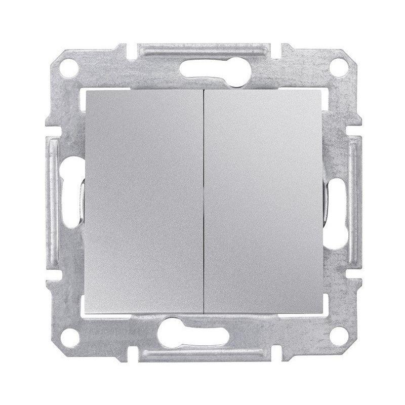 Schneider Sedna aluminium - łącznik świecznikowy