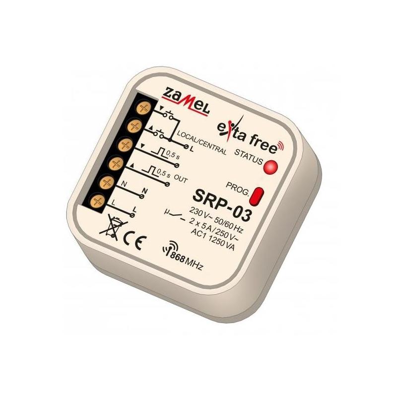 Exta Free - sterownik rolet dopuszkowy centralny SRP-03