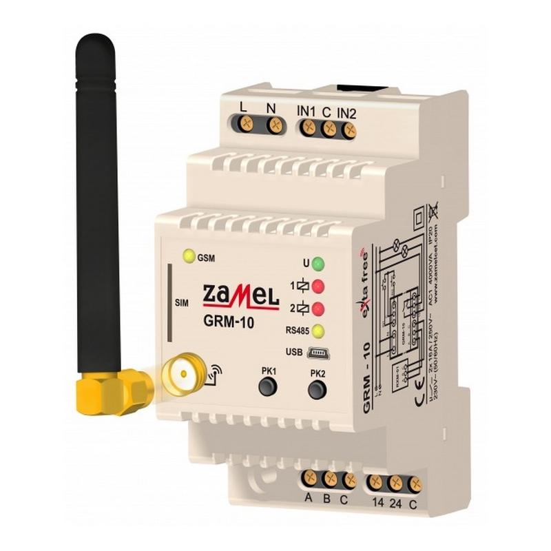 Exta Free - sterownik GSM modułowy 2-kanałowy GRM-10