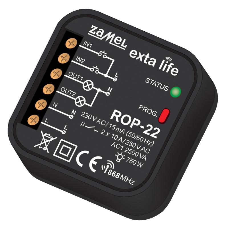 Exta Life - radiowy odbiornik dopuszkowy 2-kanałowy ROP-22