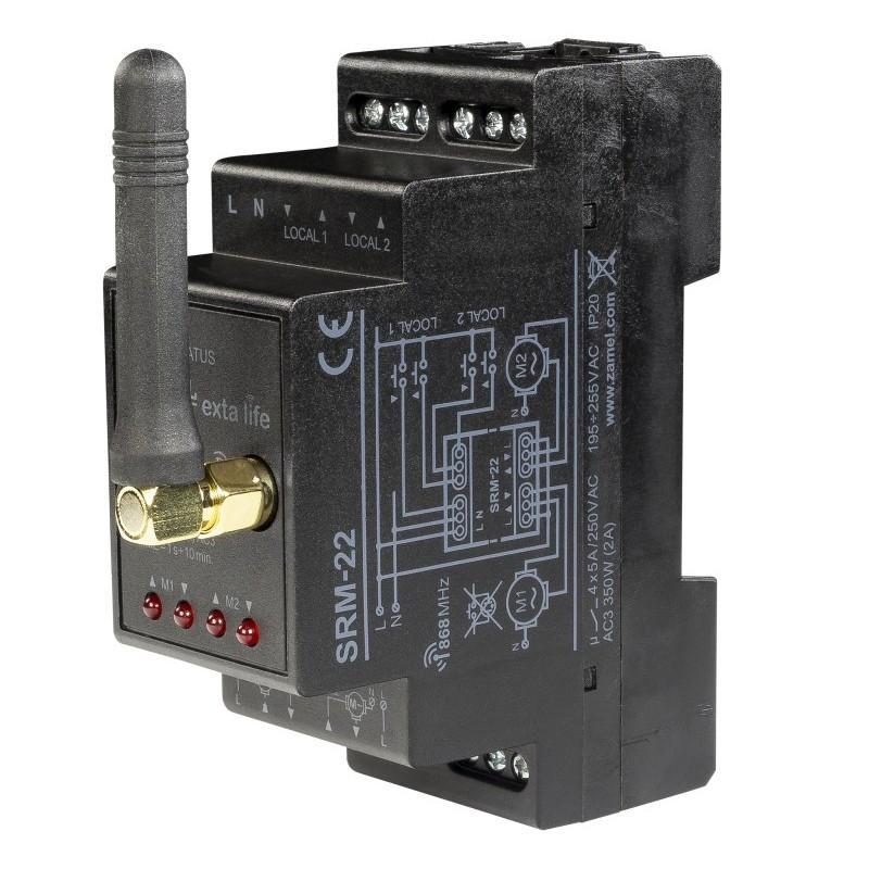 Exta Life - radiowy sterownik rolet modułowy SRM-22