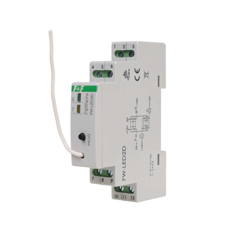 F&Wave - sterownik dwukanałowy LED FW-LED2D F&Wave - sterownik dwukanałowy LED FW-LED2D
