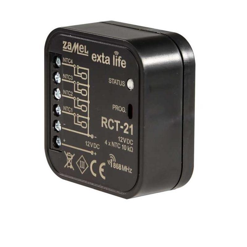 Exta Life - radiowy czujnik temperatury 4-kanałowy RCT-21