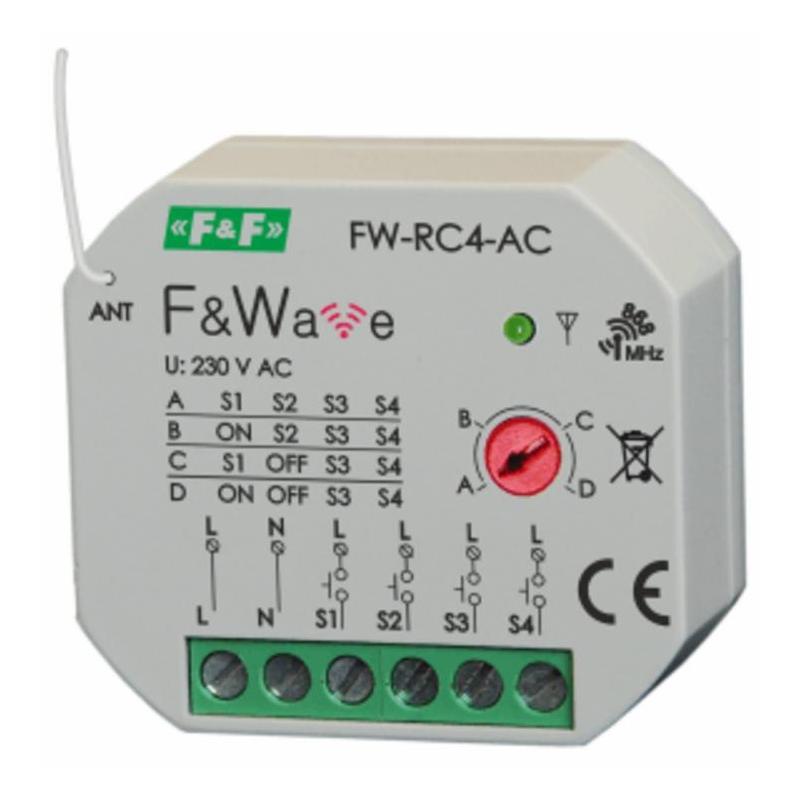 F&Wave - nadajnik 4-kanałowy FW-RC4-AC