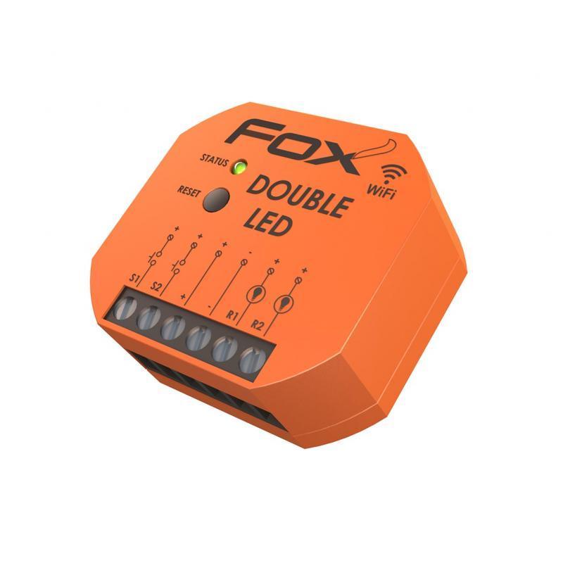 FOX - Sterownik Wi-Fi do oświetlenia LED dwukanałowy 12V DOUBLE LED