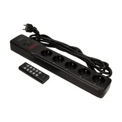 Przedłużacz 5 gniazd 2P+Z sterowany bezprzewodowo OR-AE-13132 Orno