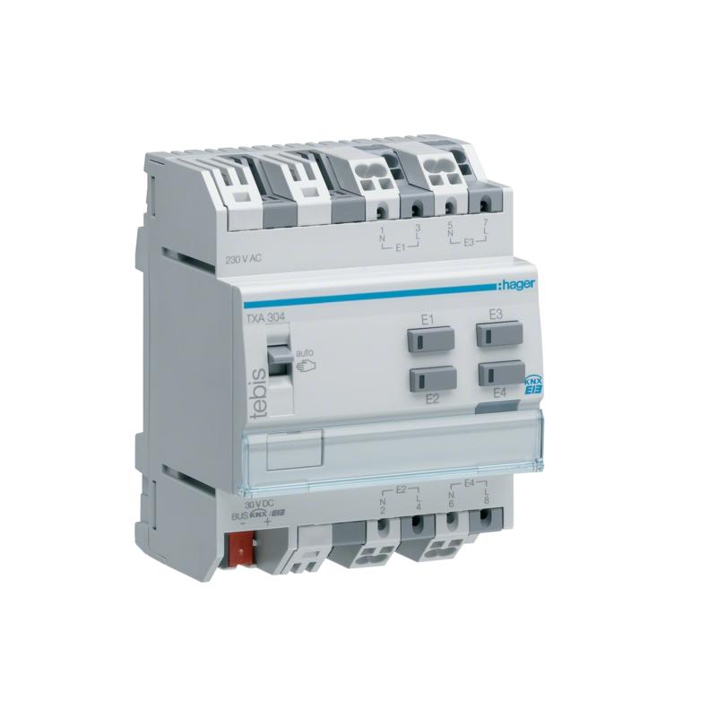 Wejście binarne 4-krotne, 230V - TXA304