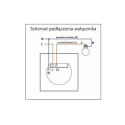 TUYA SMART Wi-Fi dotykowy wyłącznik jednobiegunowy 314338 Goldlux