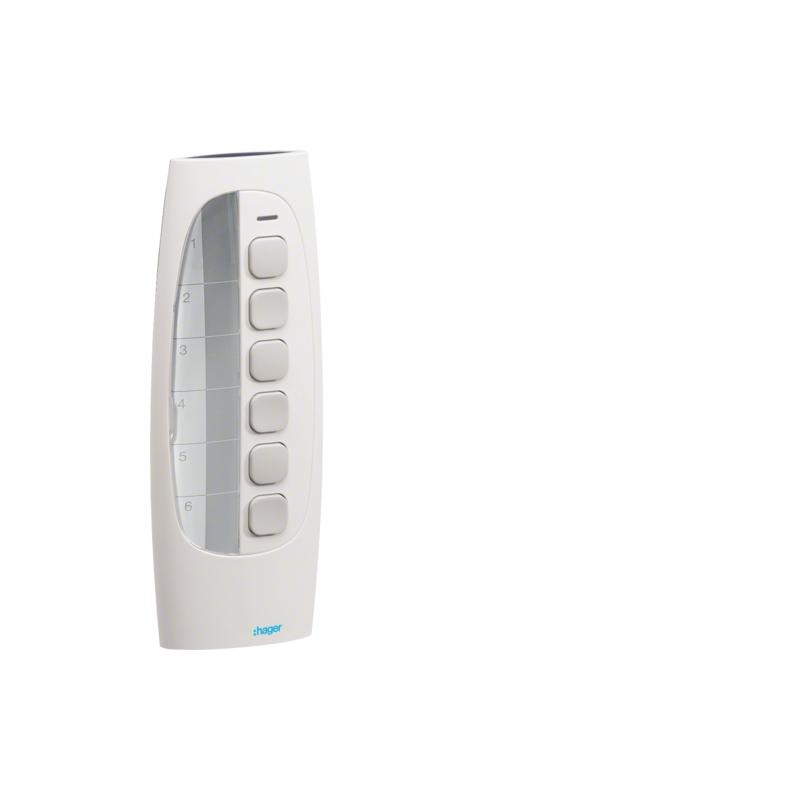 Pilot RF KNX 6-kanałowy - TU406 Pilot RF KNX 6-kanałowy - TU406