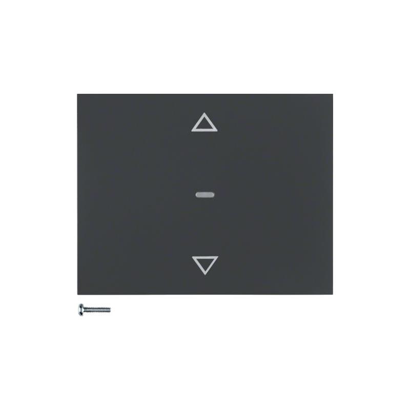 Hager KNX RF Berker K.1/K.5 antracyt - przycisk żaluzjowy quicklink Hager KNX RF Berker K.1/K.5 antracyt - przycisk żaluzjowy quicklink