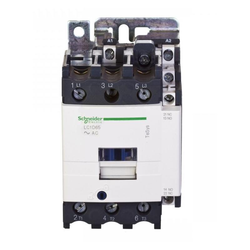 Stycznik LC1D50ABD 50A 24V DC 1NO+1NC