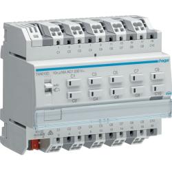 KNX easy - sterownik załączający/żaluzjowy obciążenie pojemnościowe 16A 10-/5-krotny TXA610D Hager Polo