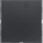Hager KNX easy B.Kwadrat/B.3/B.7antracyt aluminium - Przycisk 1-krotny z polem opisowym diodami LED RGB i czujnikiem temperatury