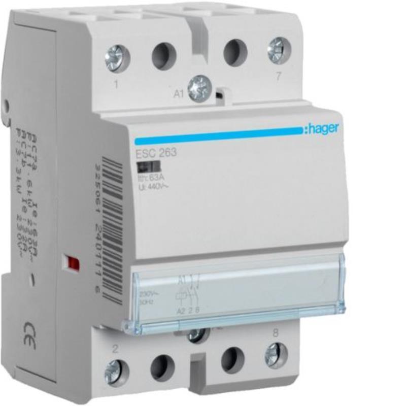 Stycznik ESC263 63A 230V 2NC